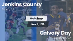 Matchup: Jenkins County vs. Calvary Day  2018