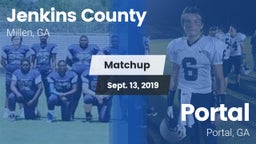 Matchup: Jenkins County vs. Portal  2019