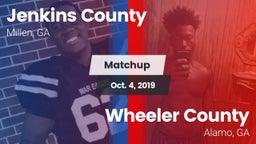 Matchup: Jenkins County vs. Wheeler County  2019