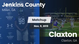 Matchup: Jenkins County vs. Claxton  2019