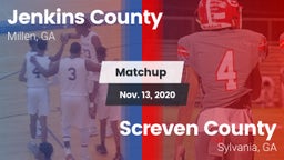 Matchup: Jenkins County vs. Screven County  2020