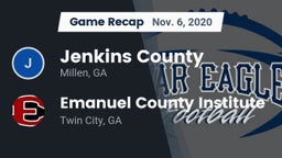 Recap: Jenkins County  vs. Emanuel County Institute  2020