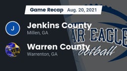 Recap: Jenkins County  vs. Warren County  2021