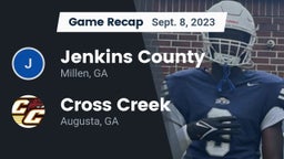 Recap: Jenkins County  vs. Cross Creek  2023
