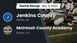 Recap: Jenkins County  vs. McIntosh County Academy  2023