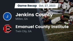 Recap: Jenkins County  vs. Emanuel County Institute  2023