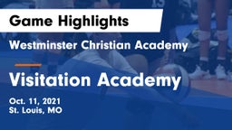 Westminster Christian Academy vs Visitation Academy  Game Highlights - Oct. 11, 2021