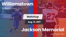 Matchup: Williamstown High vs. Jackson Memorial  2017