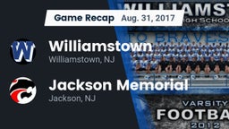 Recap: Williamstown  vs. Jackson Memorial  2017