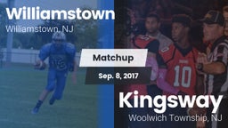 Matchup: Williamstown High vs. Kingsway  2017