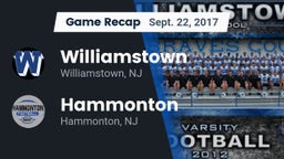 Recap: Williamstown  vs. Hammonton  2017