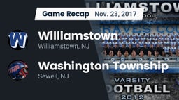 Recap: Williamstown  vs. Washington Township  2017