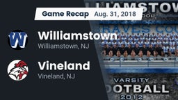 Recap: Williamstown  vs. Vineland  2018