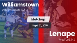 Matchup: Williamstown High vs. Lenape  2018