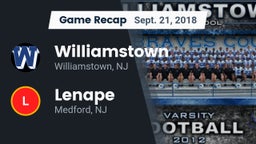 Recap: Williamstown  vs. Lenape  2018