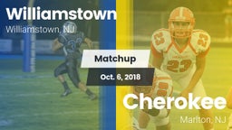 Matchup: Williamstown High vs. Cherokee  2018