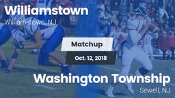 Matchup: Williamstown High vs. Washington Township  2018
