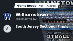 Recap: Williamstown  vs. South Jersey Sectional Finals 2018