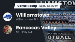 Recap: Williamstown  vs. Rancocas Valley  2019