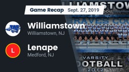 Recap: Williamstown  vs. Lenape  2019