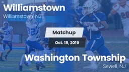 Matchup: Williamstown High vs. Washington Township  2019