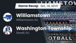 Recap: Williamstown  vs. Washington Township  2019