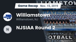 Recap: Williamstown  vs. NJSIAA  Round 2 2019