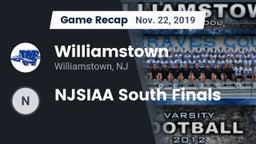 Recap: Williamstown  vs. NJSIAA  South Finals 2019