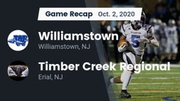 Recap: Williamstown  vs. Timber Creek Regional  2020