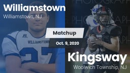 Matchup: Williamstown High vs. Kingsway  2020