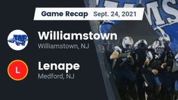 Recap: Williamstown  vs. Lenape  2021