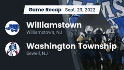 Recap: Williamstown  vs. Washington Township  2022