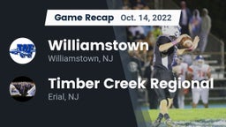 Recap: Williamstown  vs. Timber Creek Regional  2022