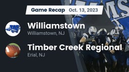 Recap: Williamstown  vs. Timber Creek Regional  2023