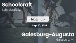 Matchup: Schoolcraft vs. Galesburg-Augusta  2016