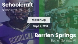 Matchup: Schoolcraft vs. Berrien Springs  2018