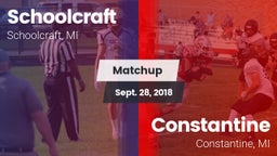 Matchup: Schoolcraft vs. Constantine  2018