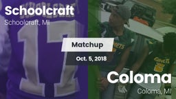 Matchup: Schoolcraft vs. Coloma  2018