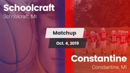 Matchup: Schoolcraft vs. Constantine  2019