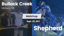 Matchup: Bullock Creek vs. Shepherd  2017