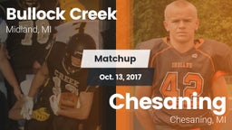 Matchup: Bullock Creek vs. Chesaning  2017