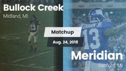 Matchup: Bullock Creek vs. Meridian  2018