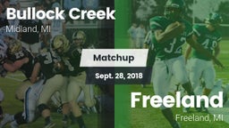 Matchup: Bullock Creek vs. Freeland  2018