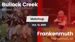 Matchup: Bullock Creek vs. Frankenmuth  2018
