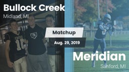 Matchup: Bullock Creek vs. Meridian  2019
