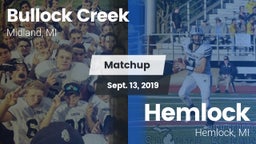 Matchup: Bullock Creek vs. Hemlock  2019