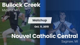 Matchup: Bullock Creek vs. Nouvel Catholic Central  2019