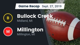 Recap: Bullock Creek  vs. Millington  2019