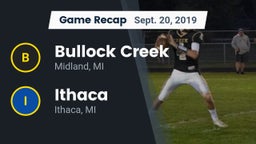 Recap: Bullock Creek  vs. Ithaca  2019