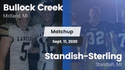 Matchup: Bullock Creek vs. Standish-Sterling  2020